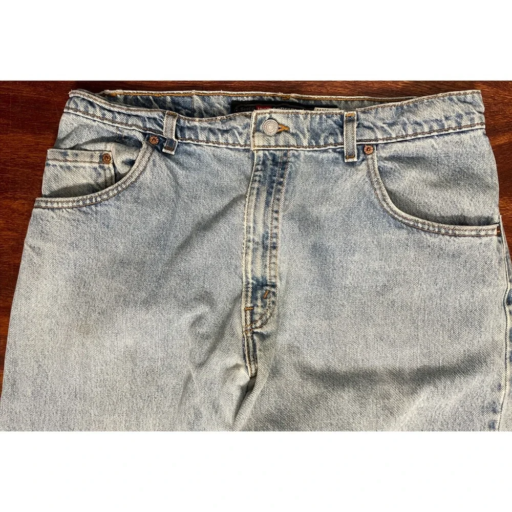 Vintage 90s Levis 520 36x30 Special Reserve Loose Fit Tapered Leg Jean Pants USA